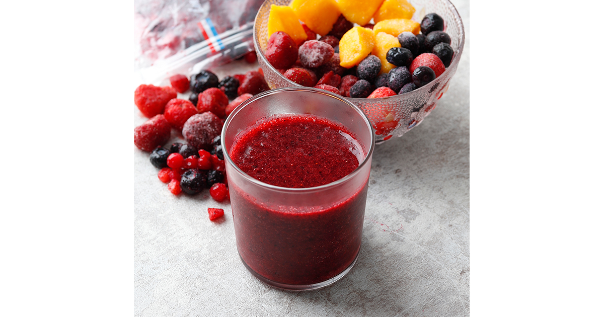苺と赤い果実のスムージー | ドリンク | ラ・フルティエール・ジャポン