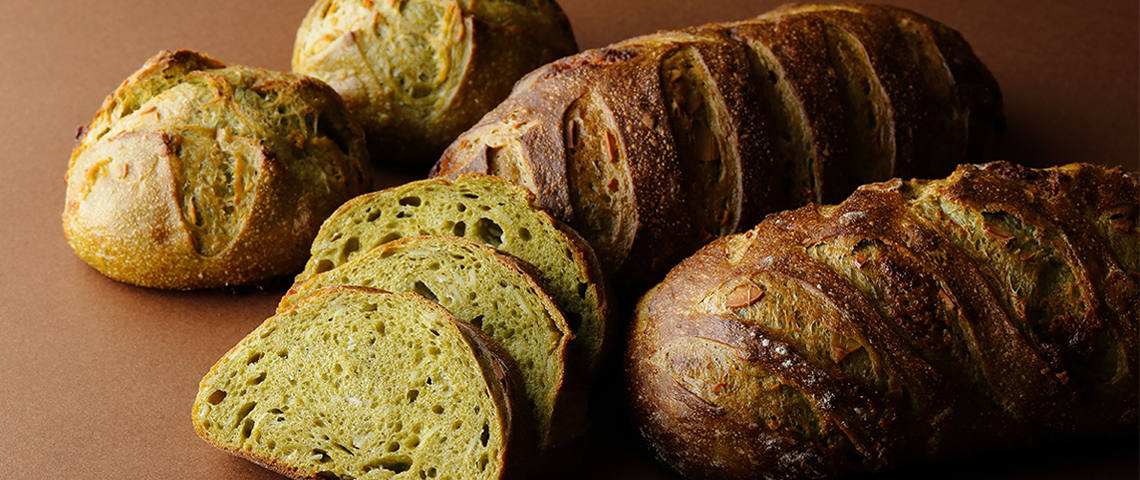 Le pain au matcha au lait