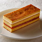 いちごと白餡のシベリア